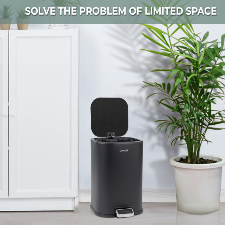 5L Soft Close Stainless Steel Pedal Bin