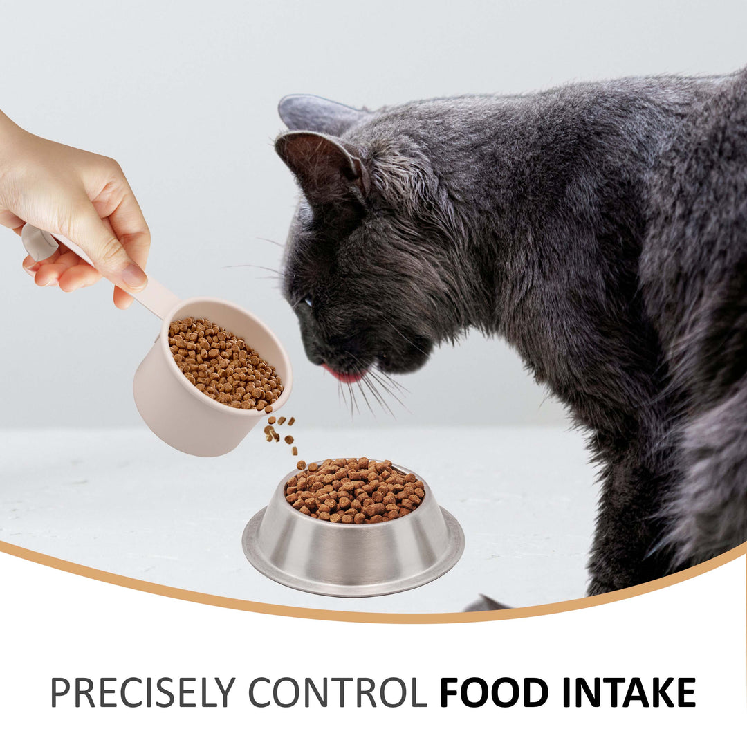 Cat Food Storage Container With Scoop