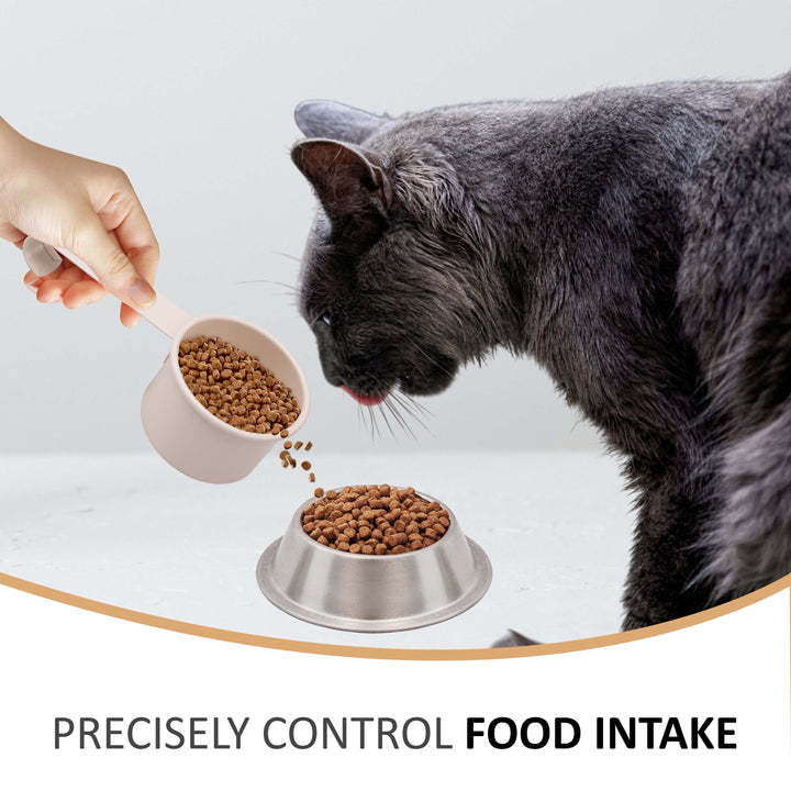 Cat Food Storage Container With Scoop