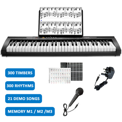 61 Keys Electronic Teaching Keyboard Piano