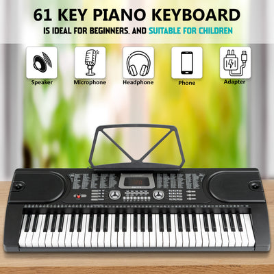 61 Keys Electronic Digital Music Piano Keyboard