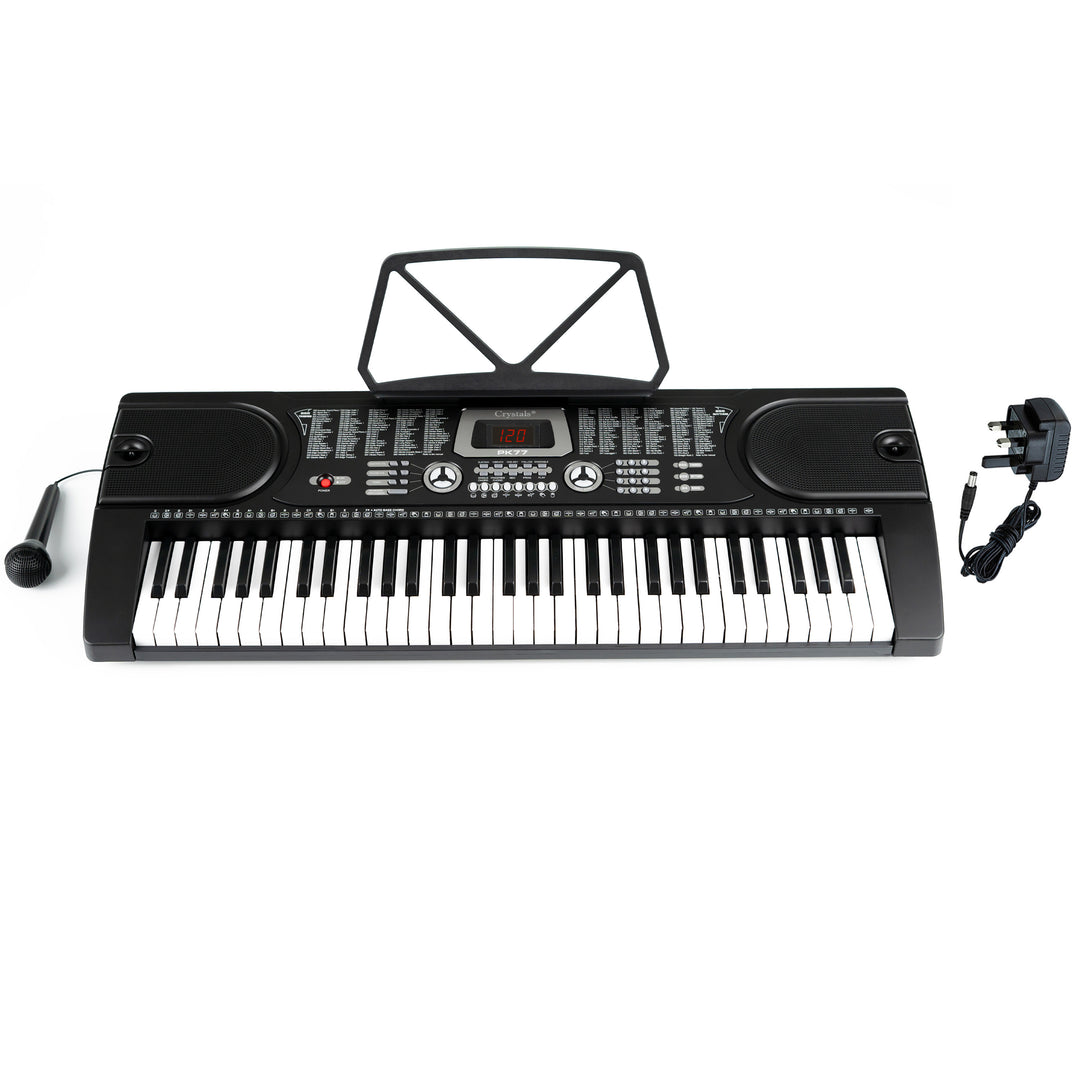 61 Keys Electronic Keyboard Piano + Stand & Music Chair