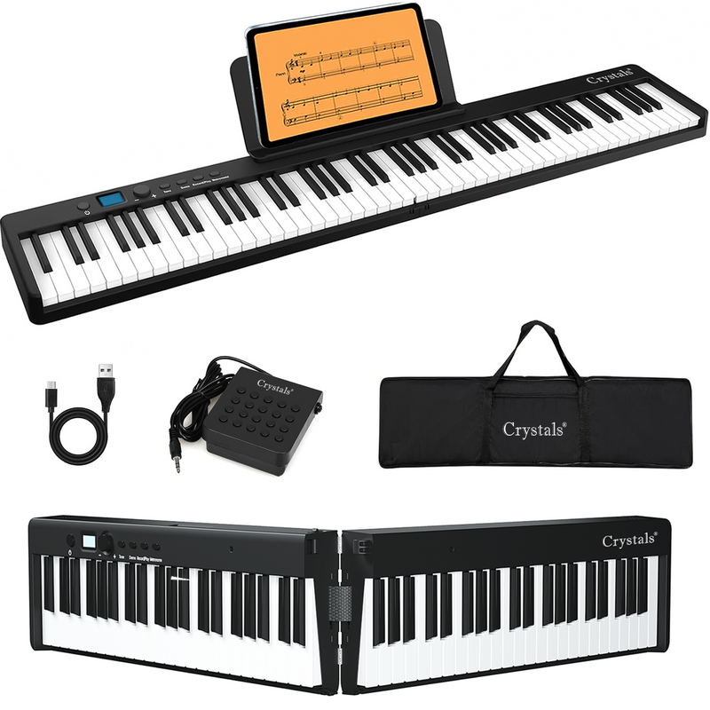 Carry-On 88-Key Folding Piano - Review & Demo - A Foldable MIDI Keyboard &  Digital Piano! 