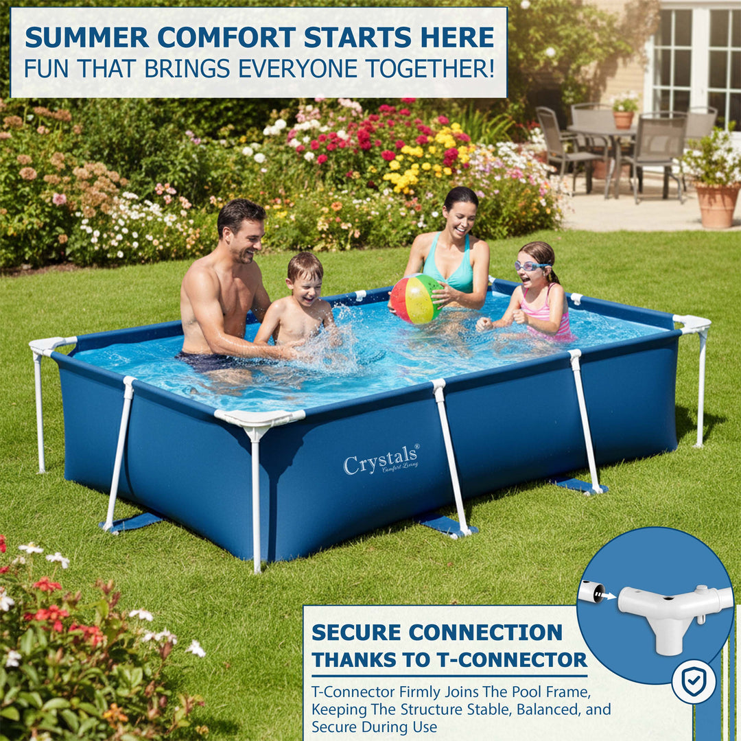 Crystals Deluxe Splash Frame Pool - 2300L