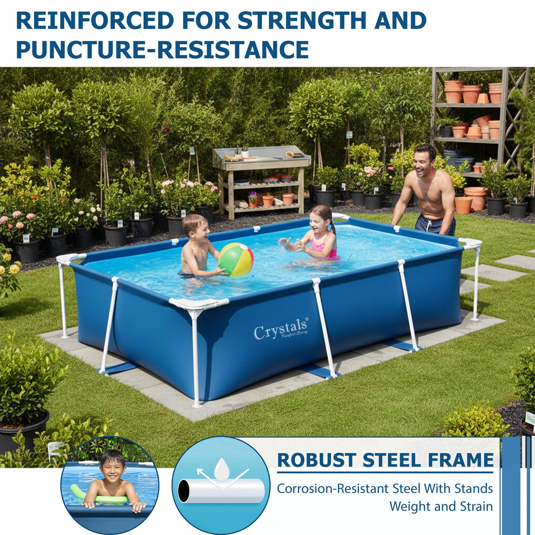 Crystals Deluxe Splash Frame Pool - 2300L