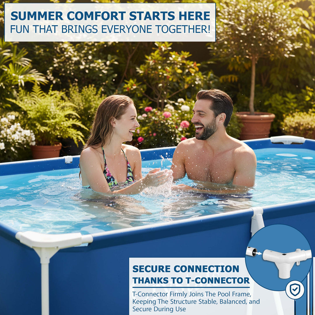 Crystals Deluxe Splash Frame Pool - 3300L