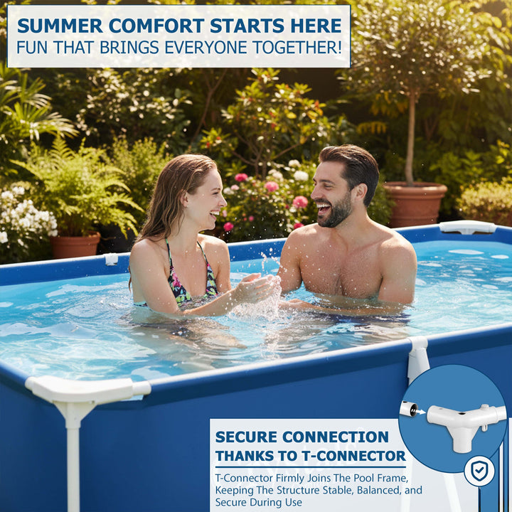 Crystals Deluxe Splash Frame Pool - 3300L