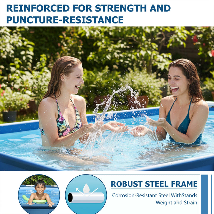 Crystals Deluxe Splash Frame Pool - 3300L
