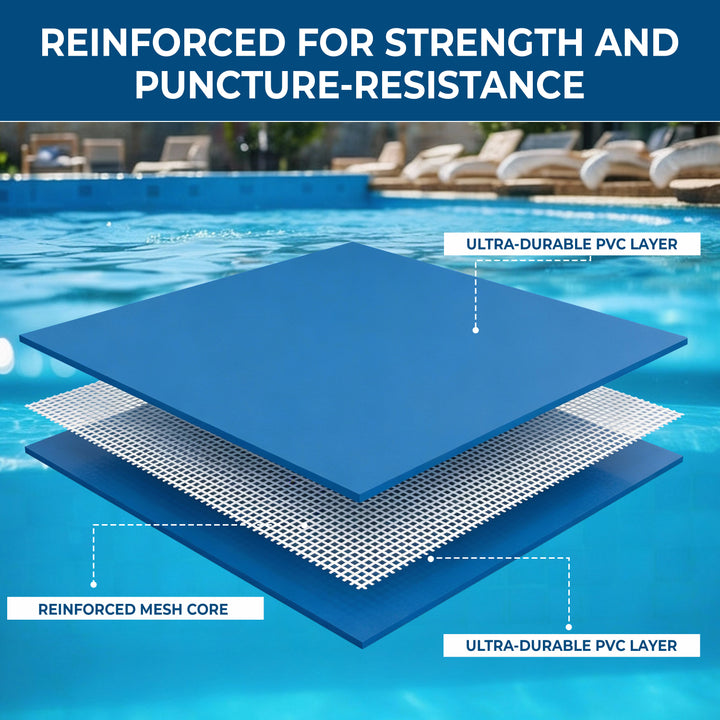 Round Above Ground Steel Swimming Pool - 12ft x 30in