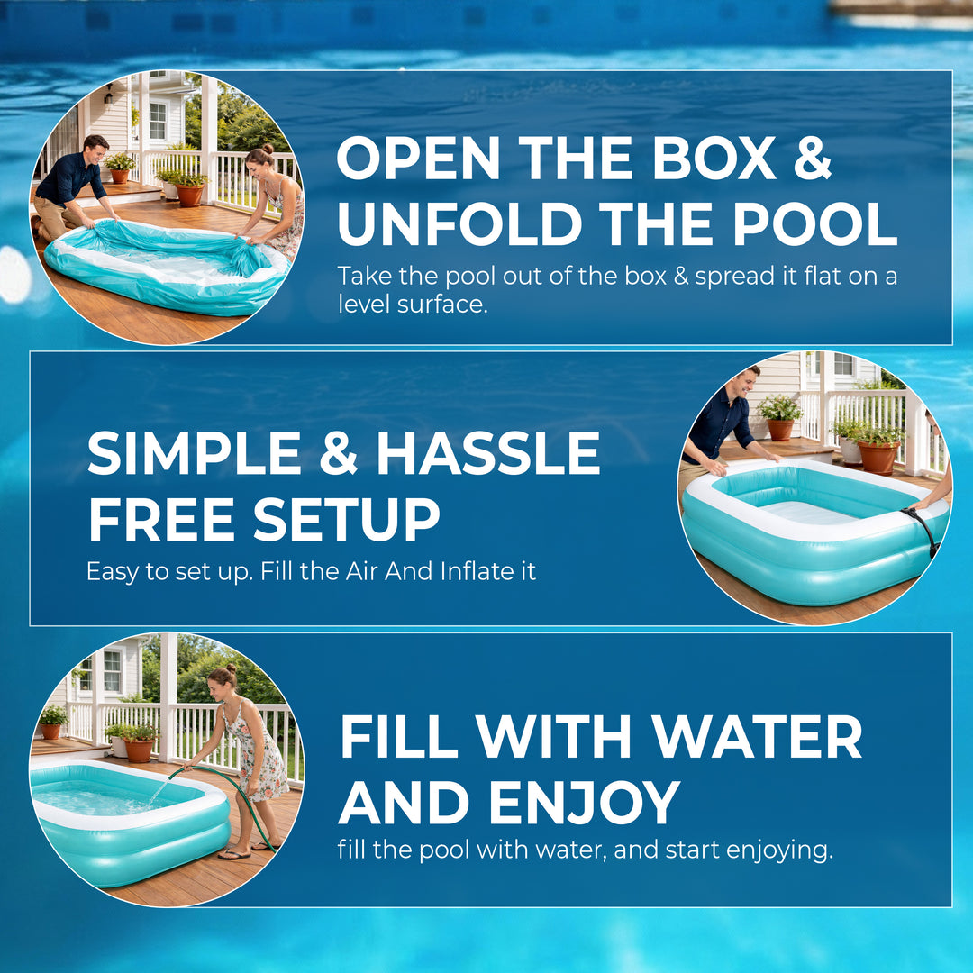 Crystals Inflatable Family Pool
