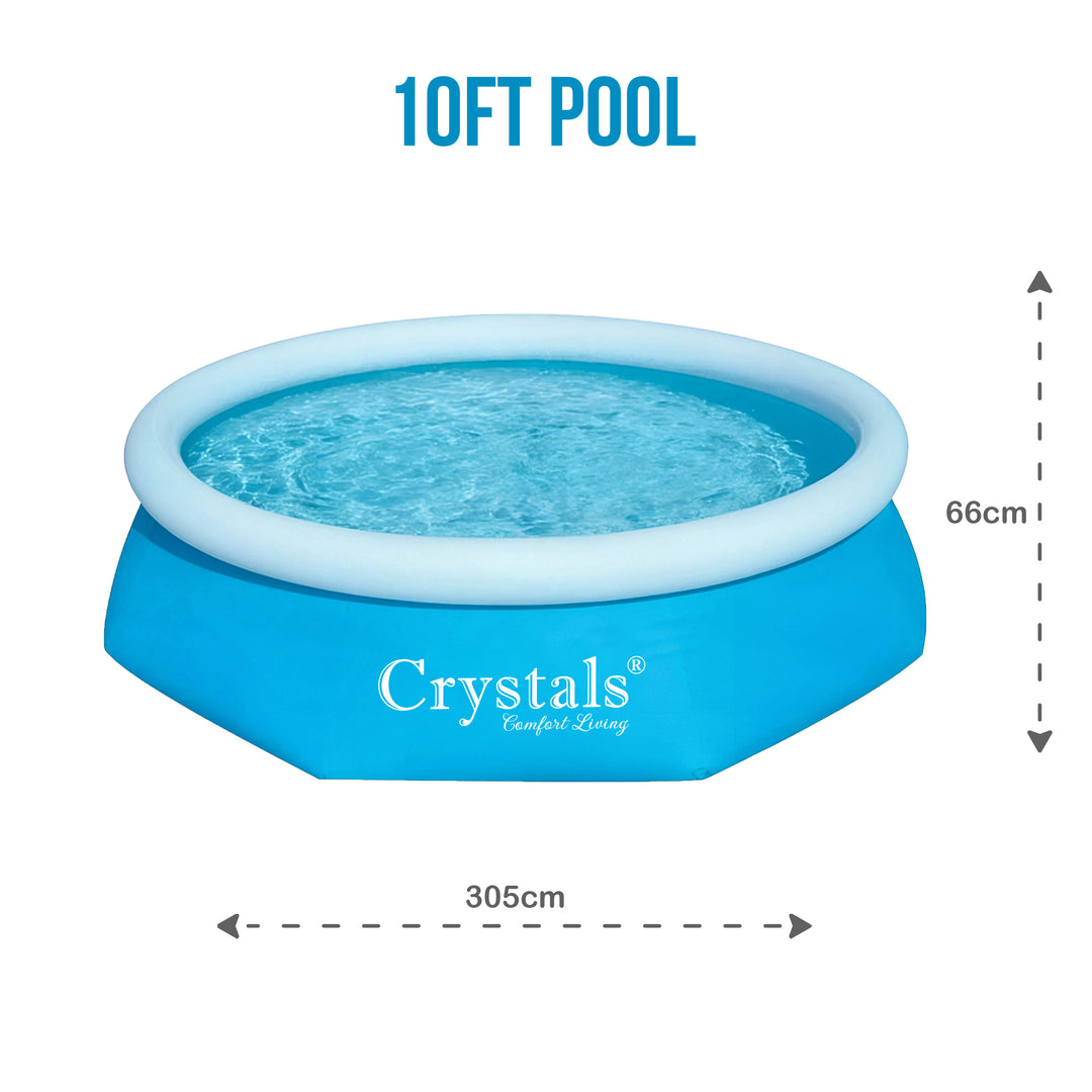 Crystals Inflatable Round Paddling Pool