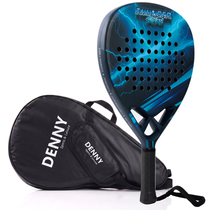 Padel Racket Carbon Fiber 375g &amp; Bag
