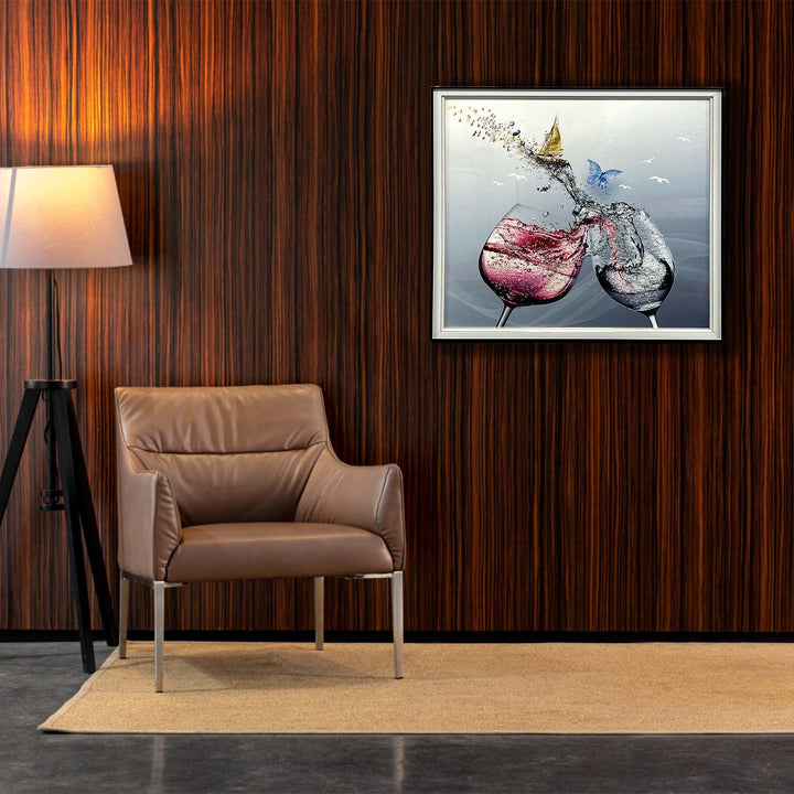 The Art of Enjoyment Canvas Painting - 80x80cm