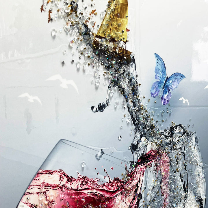 The Art of Enjoyment Canvas Painting - 80x80cm