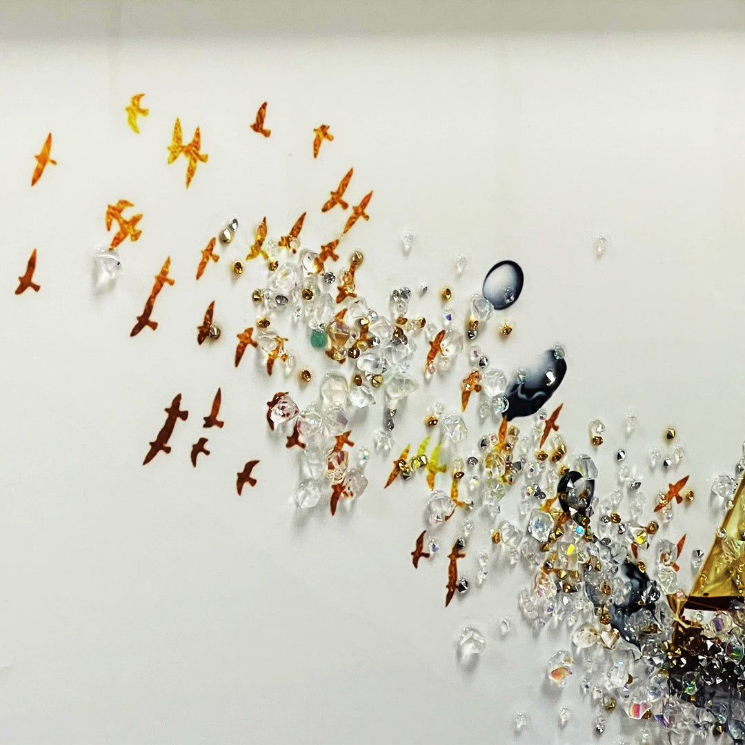 The Art of Enjoyment Canvas Painting - 80x80cm