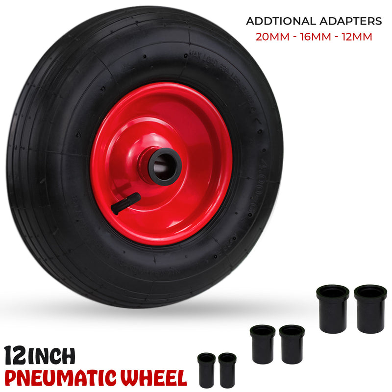 33cm/13" Wheelbarrow Wheel Pneumatic Tyre