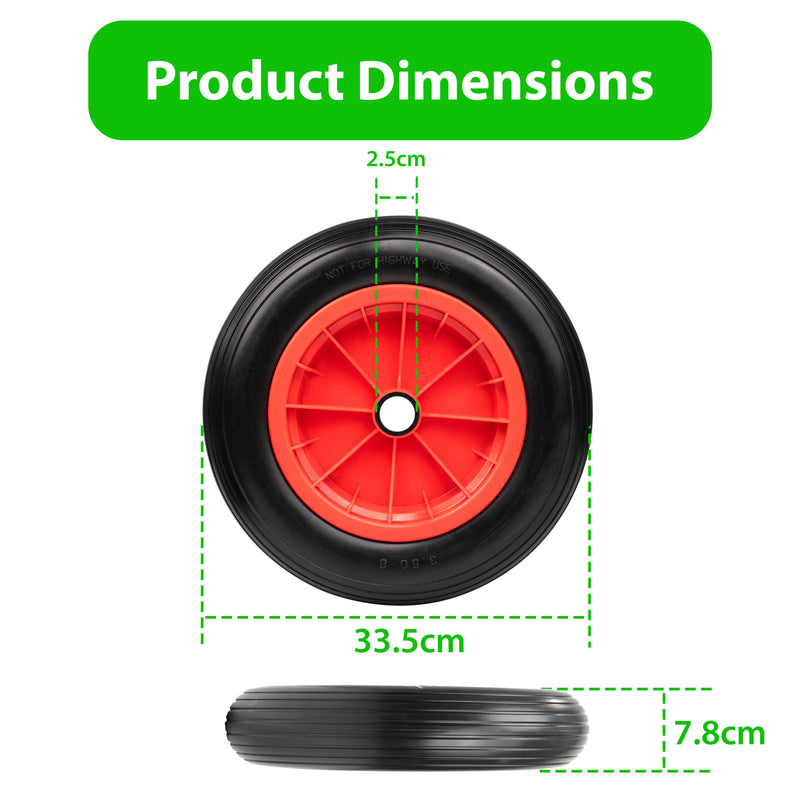 14" Puncture Proof Wheelbarrow Wheel