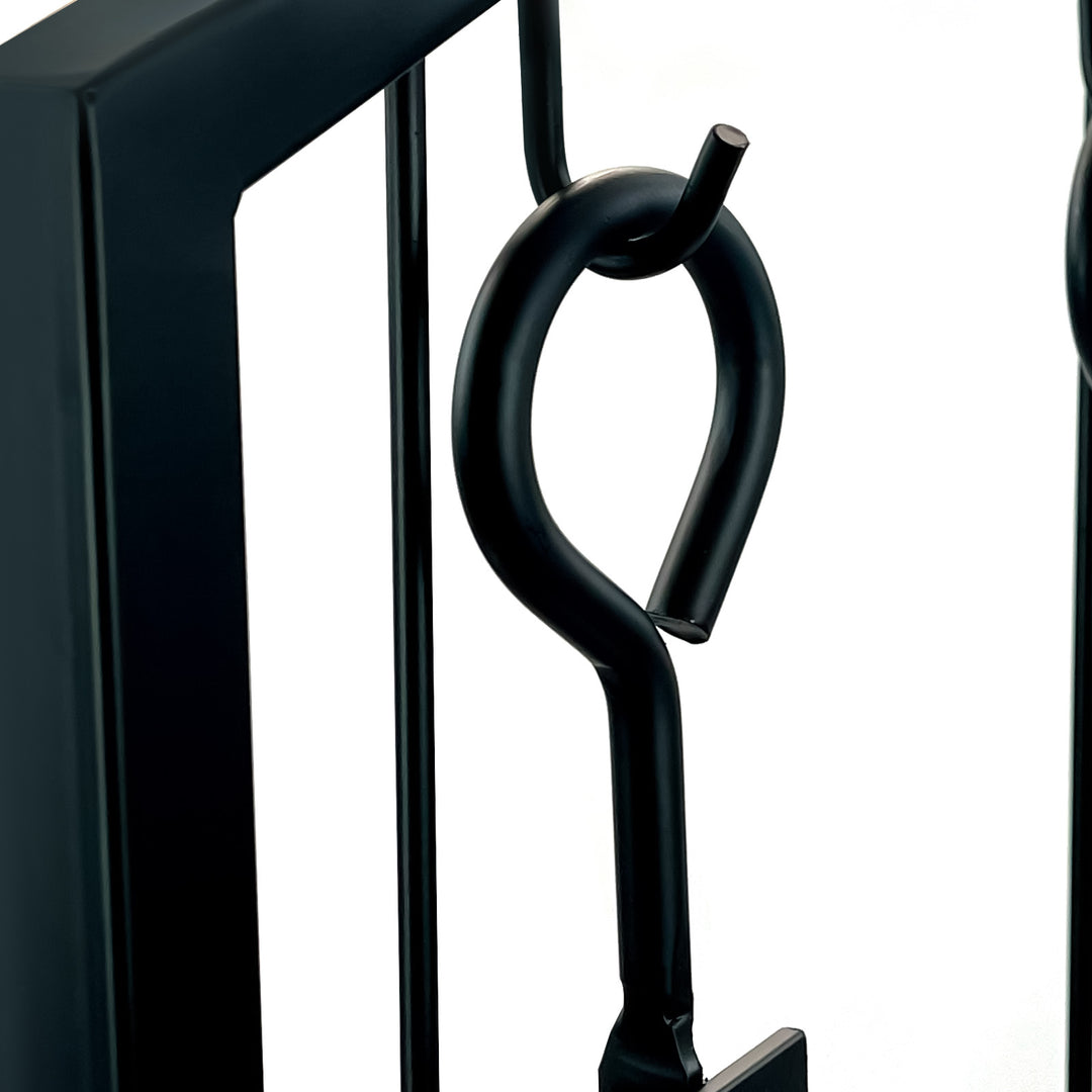 Metal Firewood Log Holder Rack for Fireplace