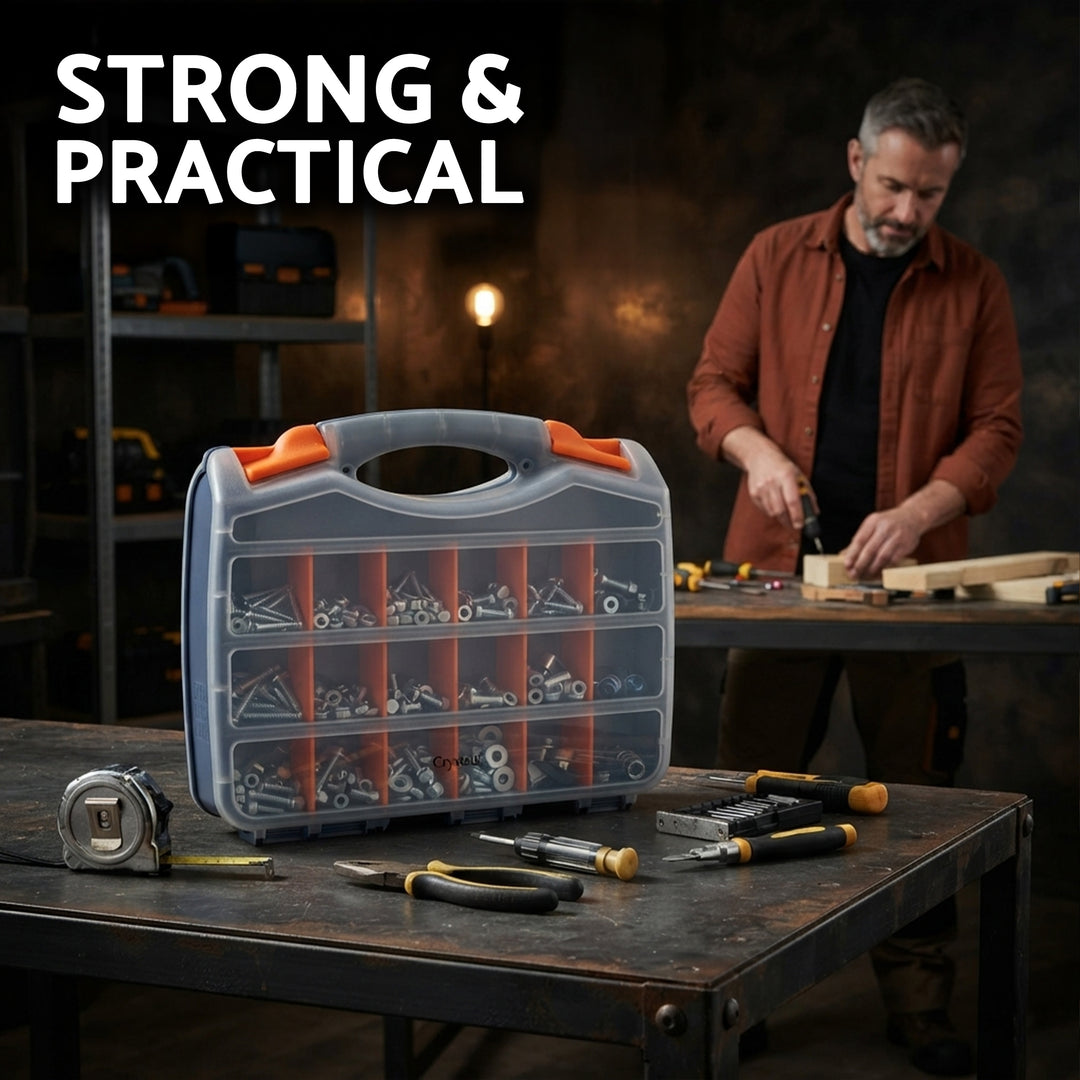 32 Compartment Storage Box Storage Screw Tool