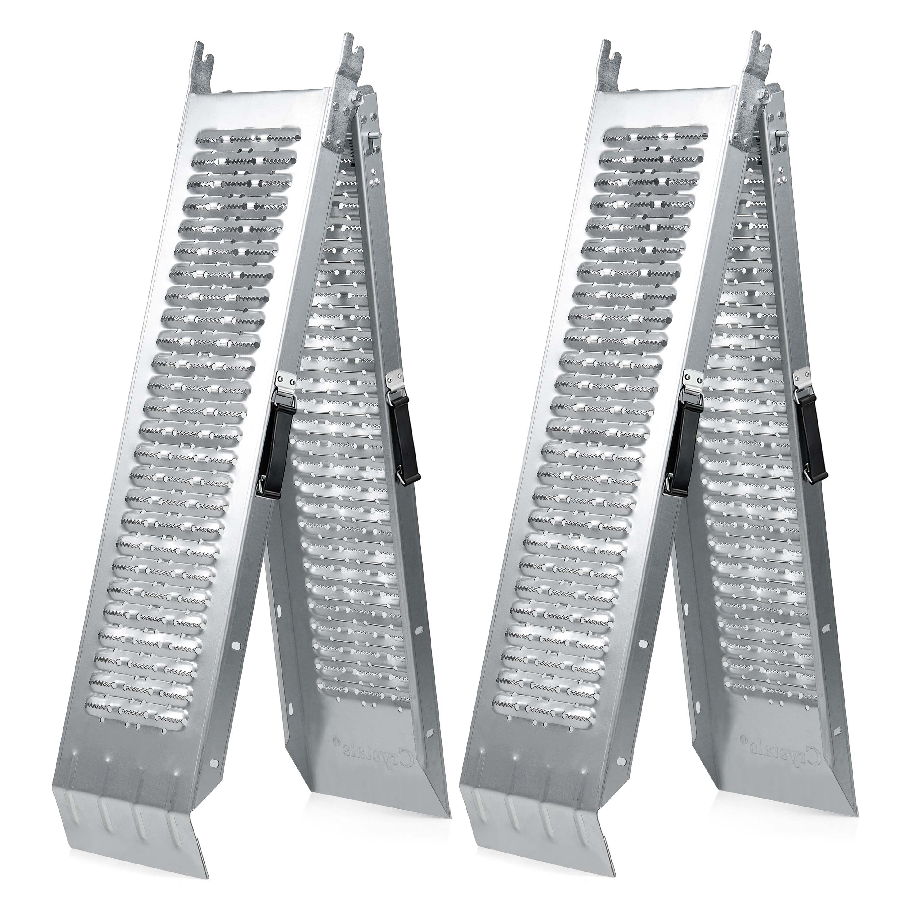 2-Pcs Steel Foldable Loading Ramp | Dennyshop UK – Denny Shop UK