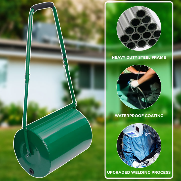 Garden Lawn Metal Aerator Roller