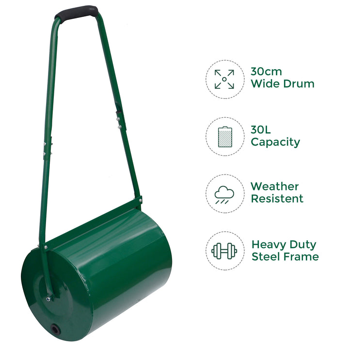 Garden Lawn Metal Aerator Roller