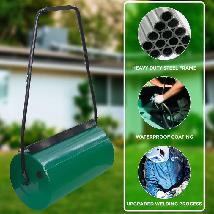 Garden Lawn Metal Aerator Roller