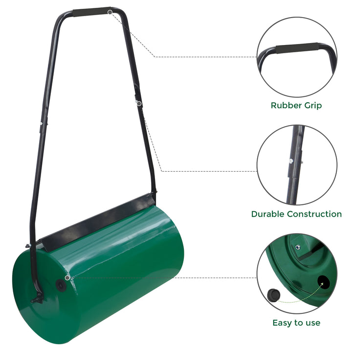 Garden Lawn Metal Aerator Roller