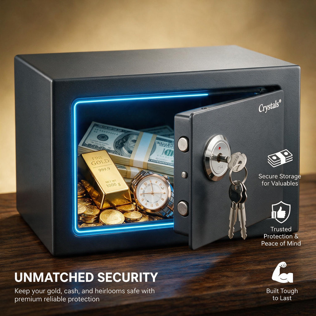 8.5L Heavy Duty Steel Safe Box