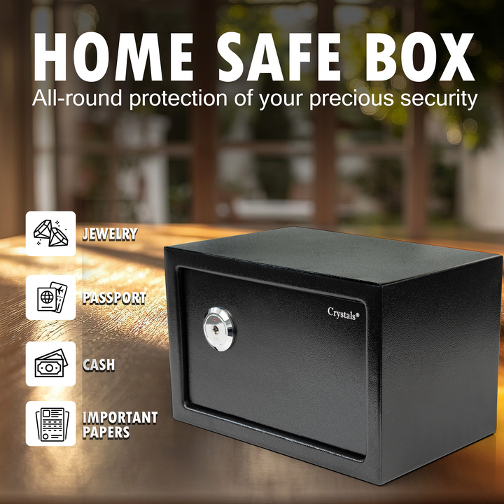 8.5L Heavy Duty Steel Safe Box