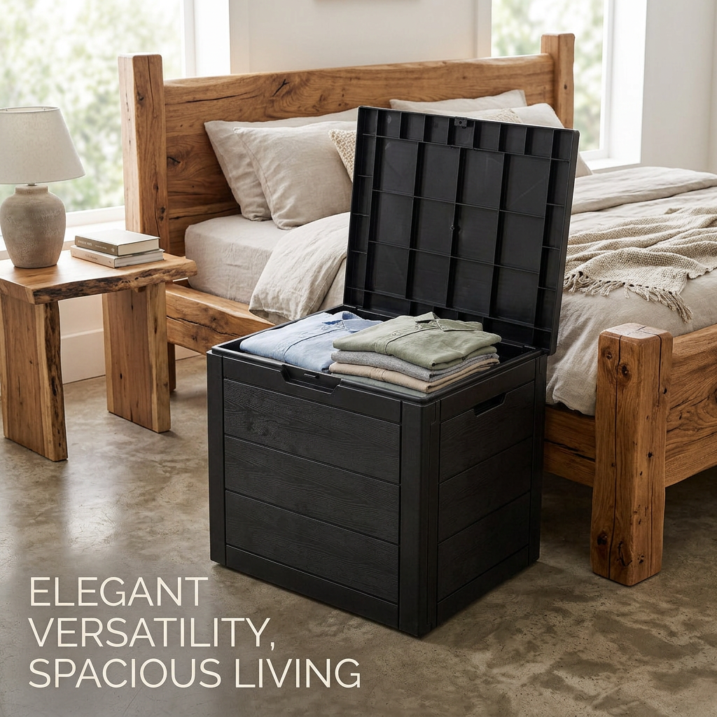 110L Outdoor Storage Box with Lid