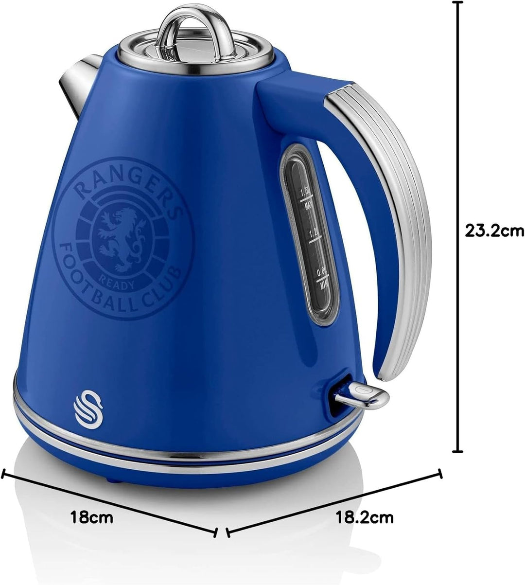 1.5 Litre Swan Rangers Electric Kettle 3000W - Blue