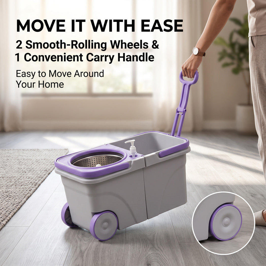 Steel Mop and Bucket Set Wringer