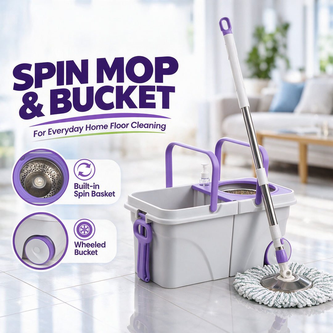 Steel Mop and Bucket Set Wringer