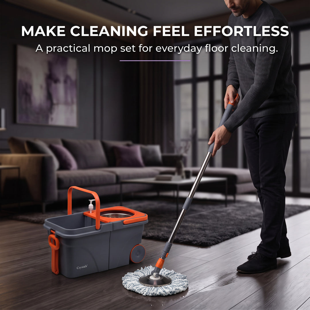 Steel Mop and Bucket Set Wringer