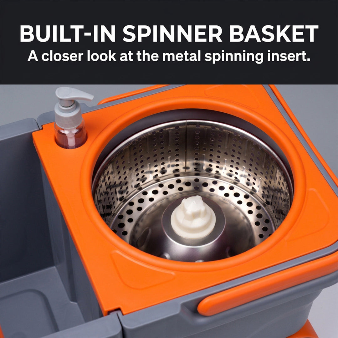 Steel Mop and Bucket Set Wringer