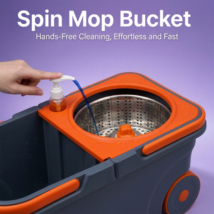Steel Mop and Bucket Set Wringer