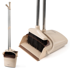 Long Handled Broom Dustpan Set