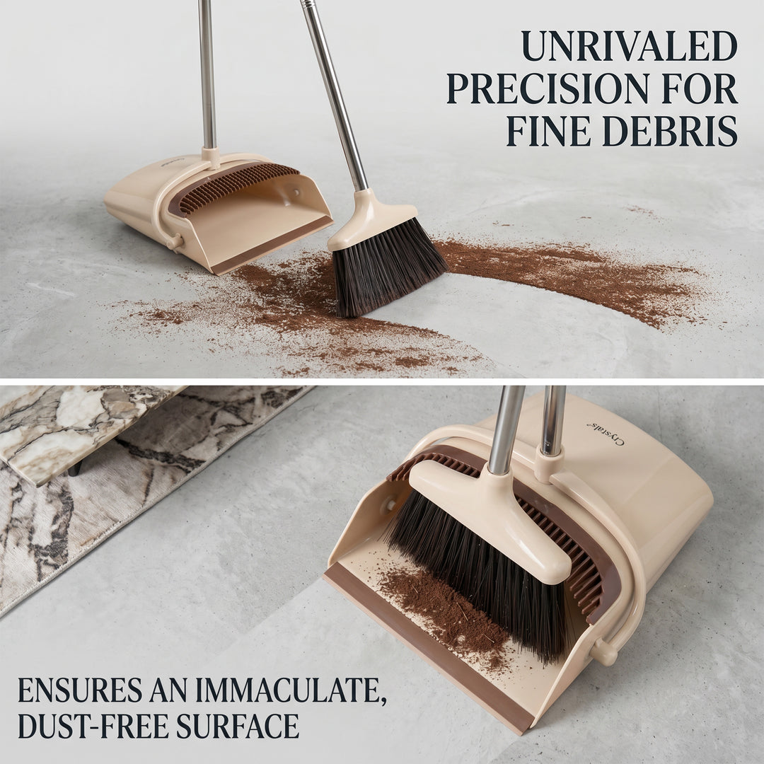 Long Handled Broom Dustpan Set