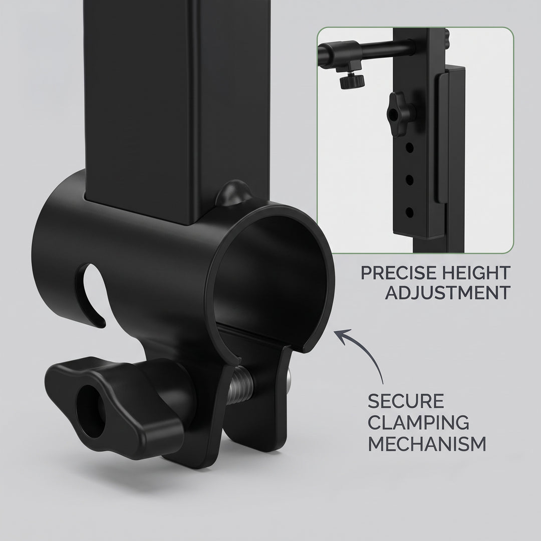 2 Tier Keyboard Height Adjustable Stand