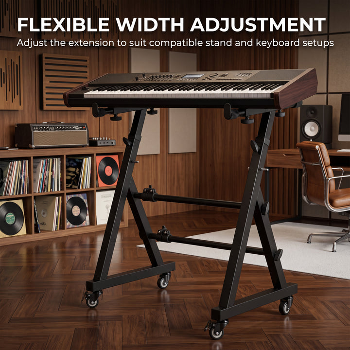 Z-Style Keyboard Stand with Wheels