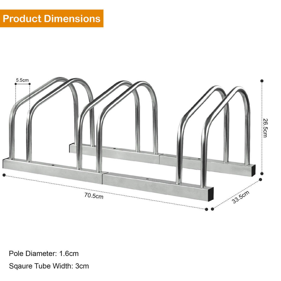 Dimensions Of A Bike Rack Parking Bike Rack Width Bicycle Parking