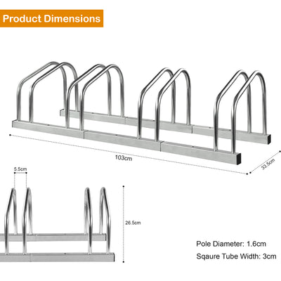 Cycle Bike Steel Pipe Parking Stand Rack