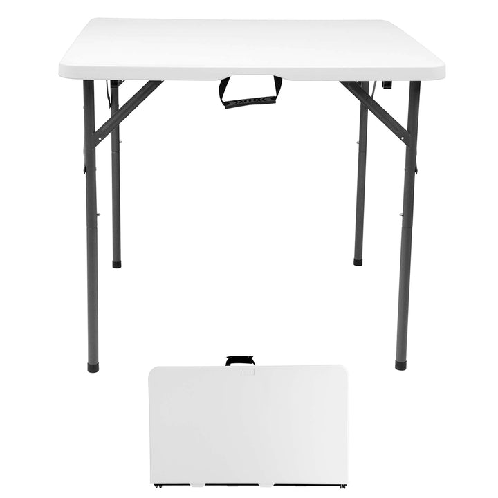 3ft Square White Folding Table