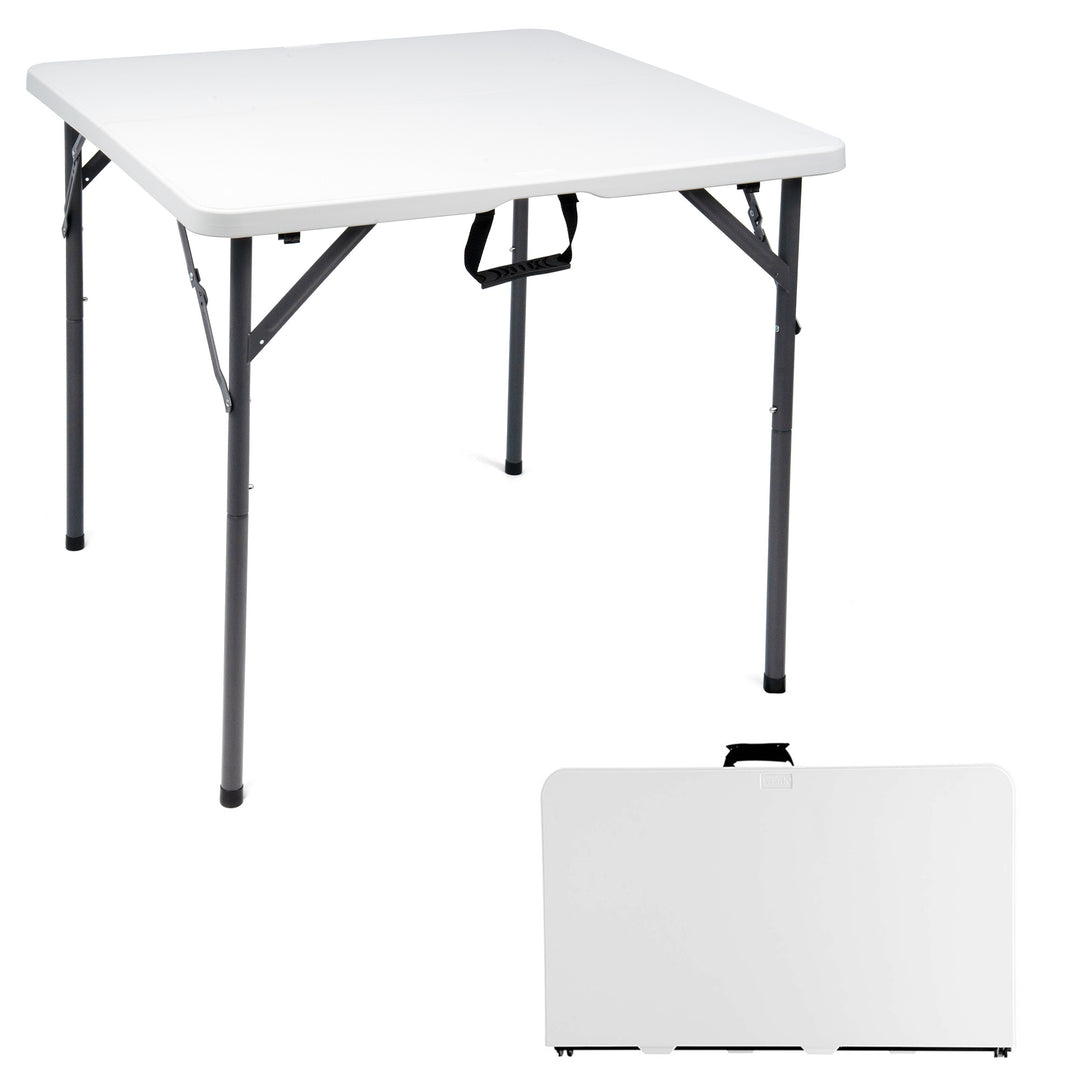 3ft Square White Folding Table