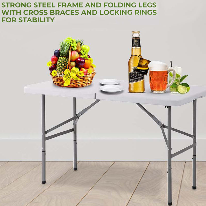 4Ft Foldable Banquet Camping Table [Pack of 2]
