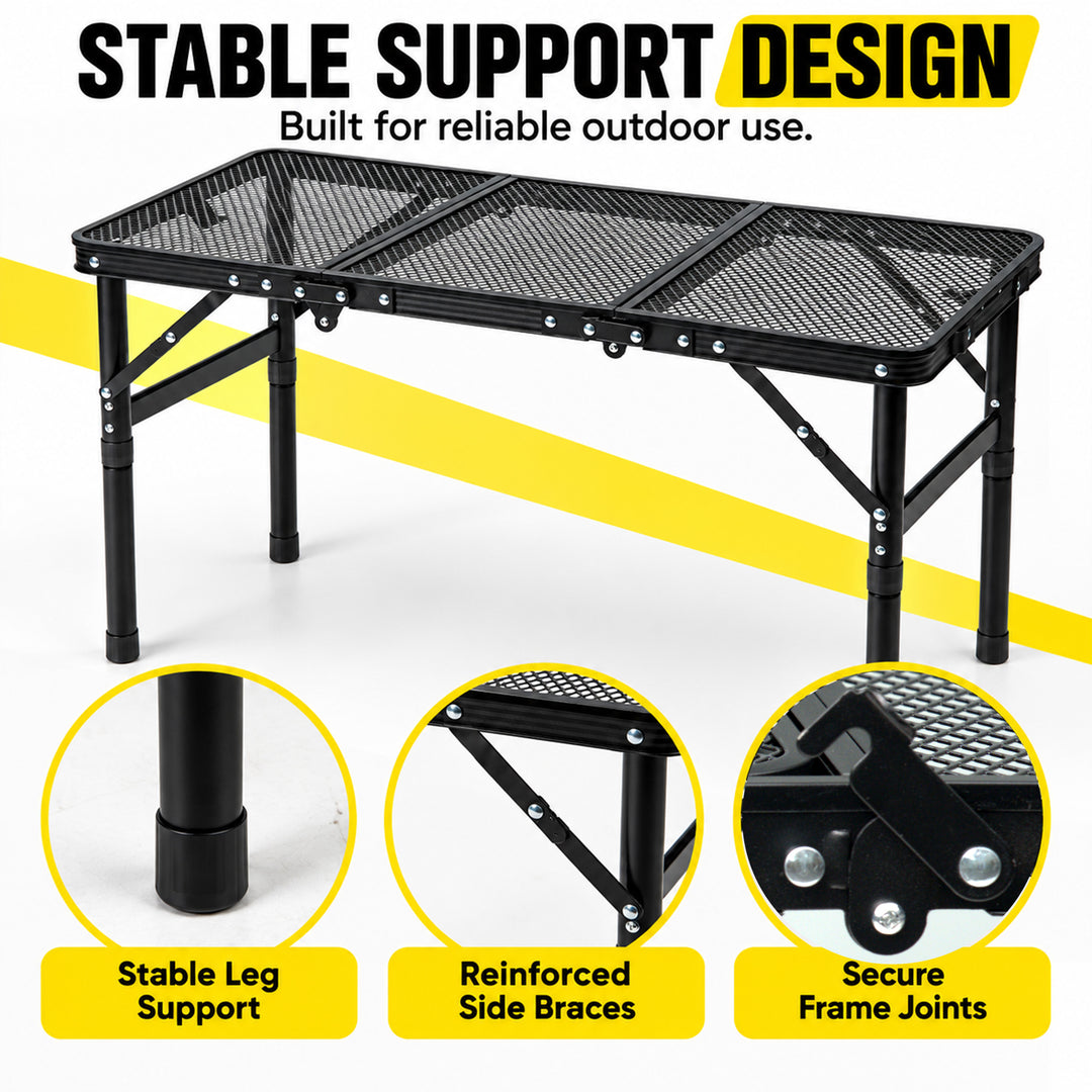 Folding Mesh Camping Table