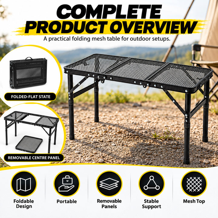 Folding Mesh Camping Table