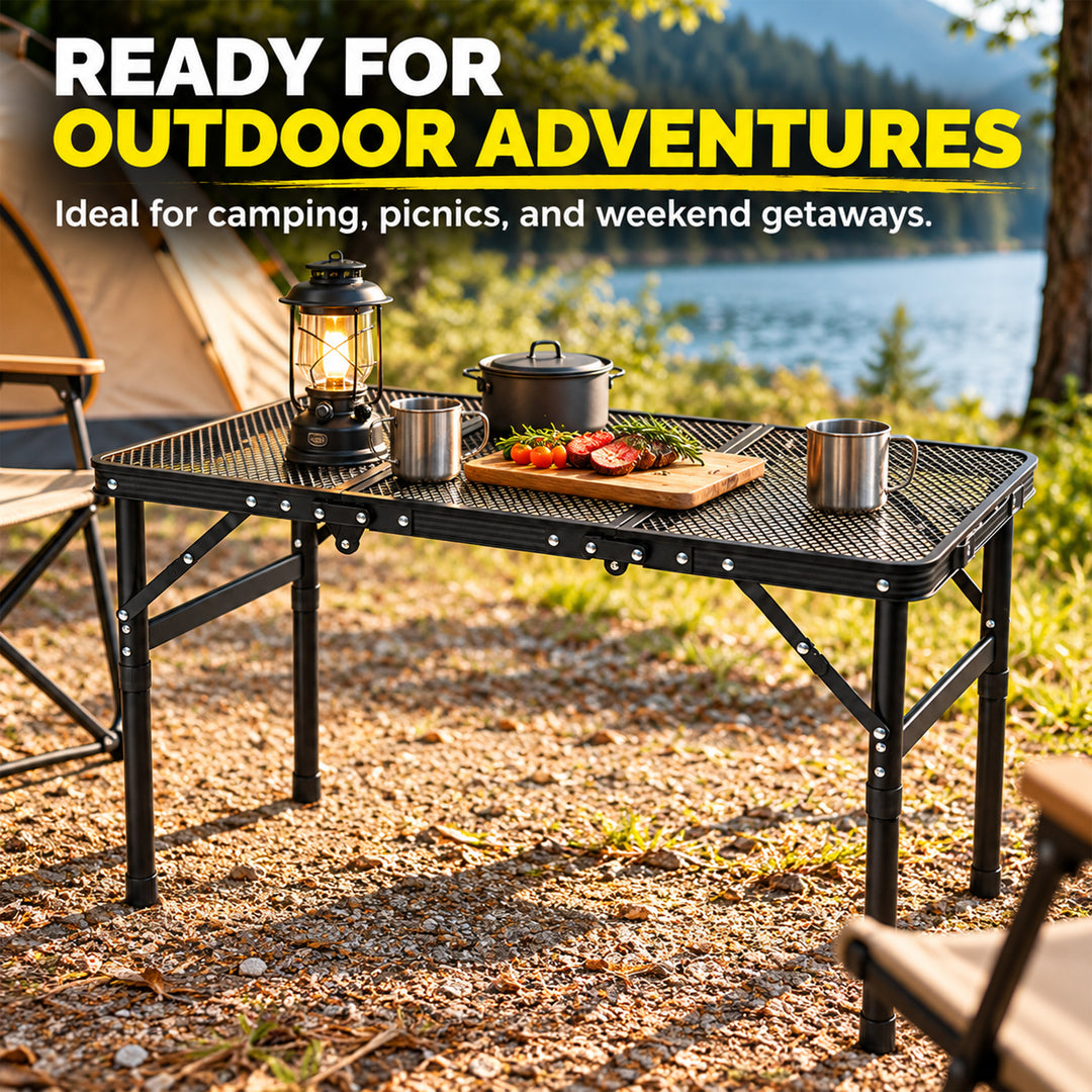 Folding Mesh Camping Table