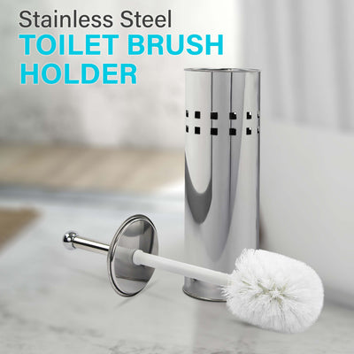 Stainless Steel Toilet Brush & Holder